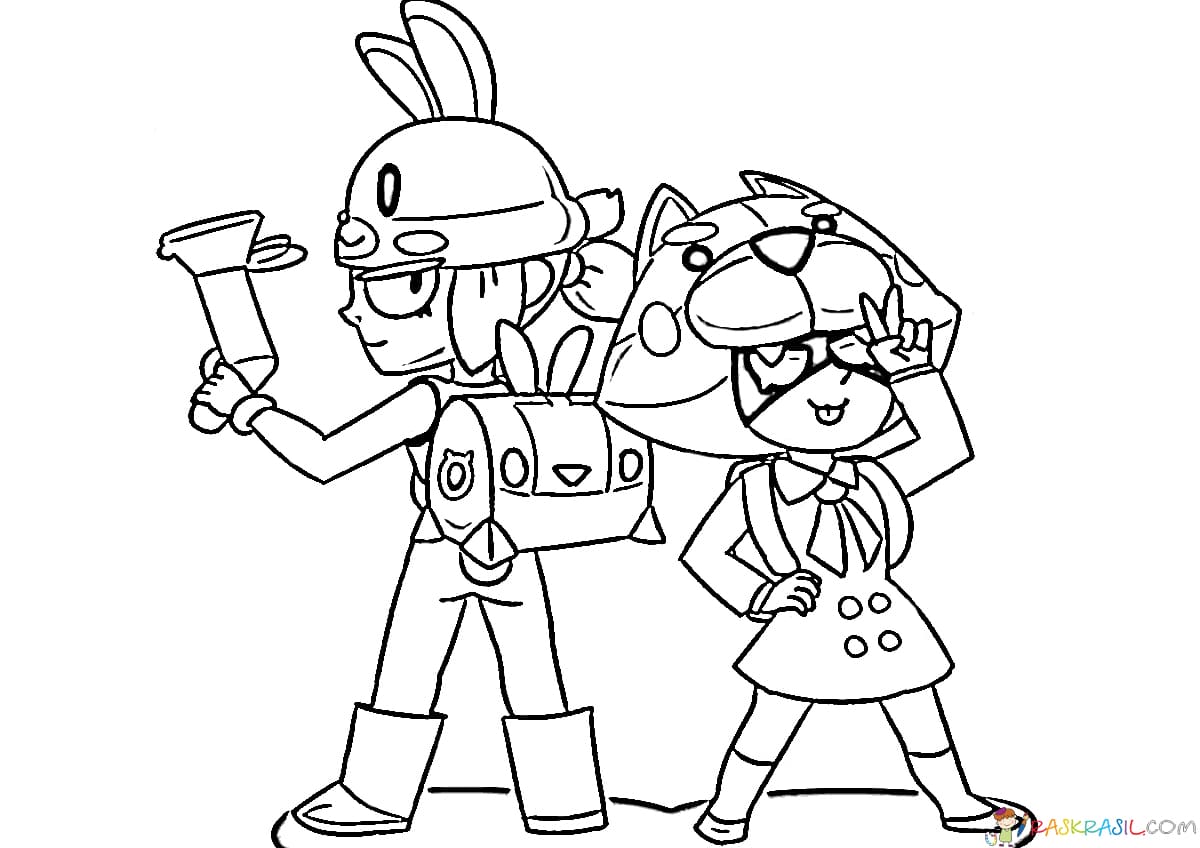 Brawl Stars kolorowanki